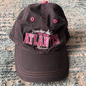 Pink embroidered baseball cap